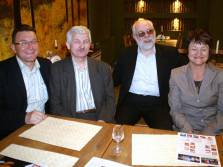 Andrzej Wankiewicz, Artur Surmiński, Wojtek Zawadzki, małżonka Andrzeja